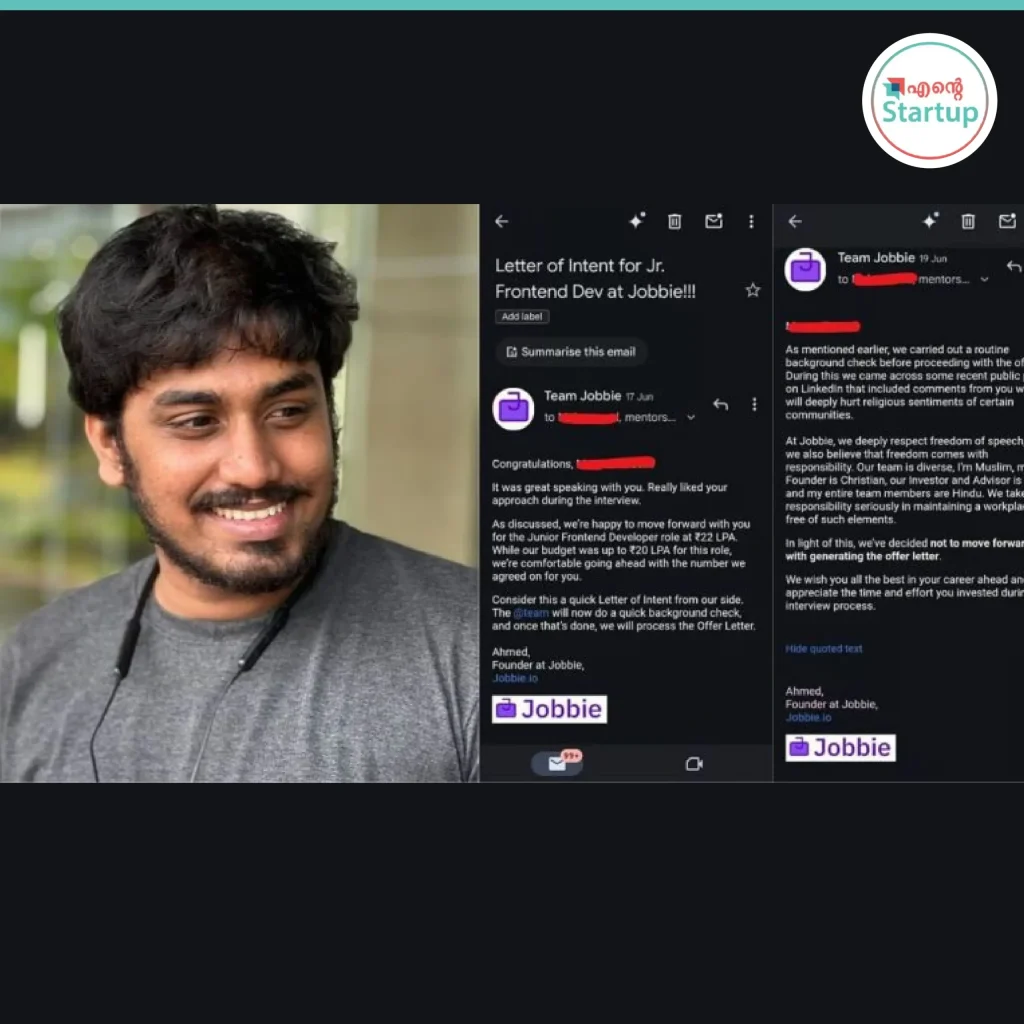 job offer social media
