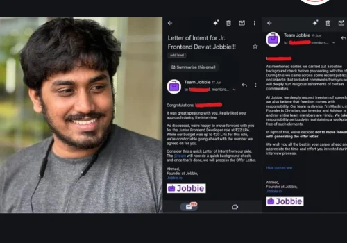 job offer social media